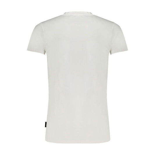 Gaudi White Cotton T-Shirt Gaudi