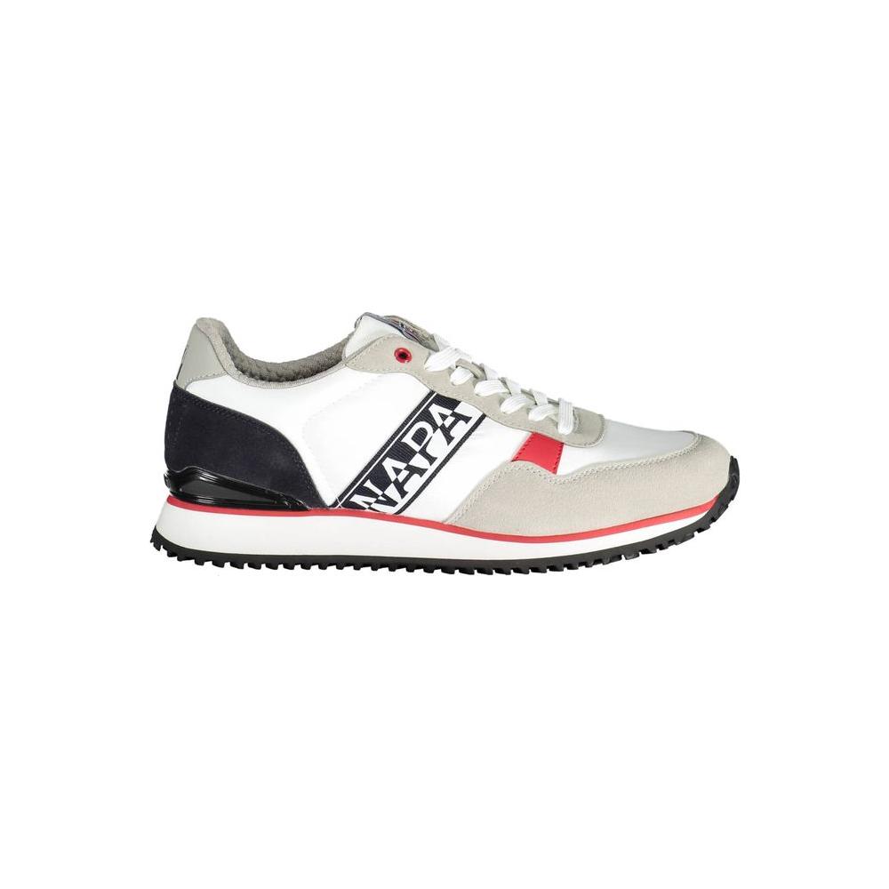 Napapijri White Polyester Men Sneaker Napapijri