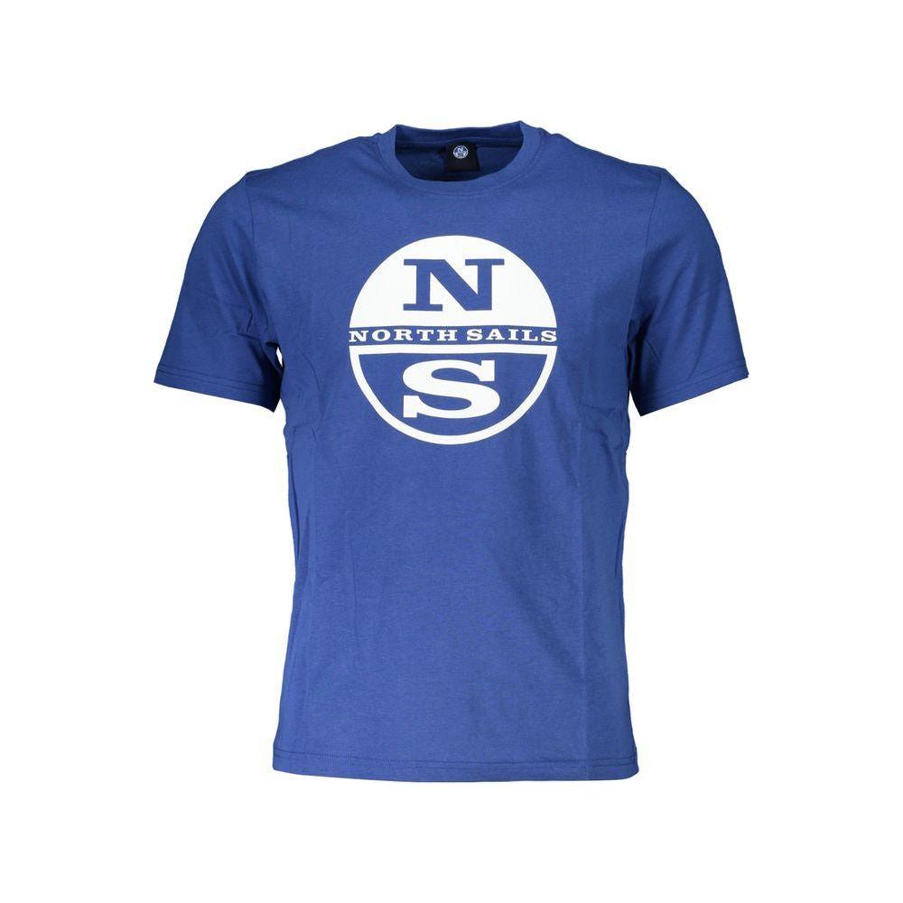 North Sails Blue Cotton T-Shirt North Sails