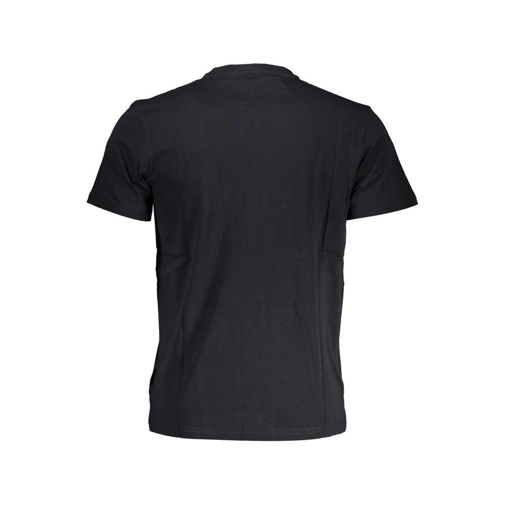 Napapijri Black Cotton Men T-Shirt Napapijri