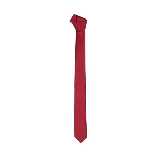 Emilio Romanelli Elegant Pink Silk Slim Tie Emilio Romanelli