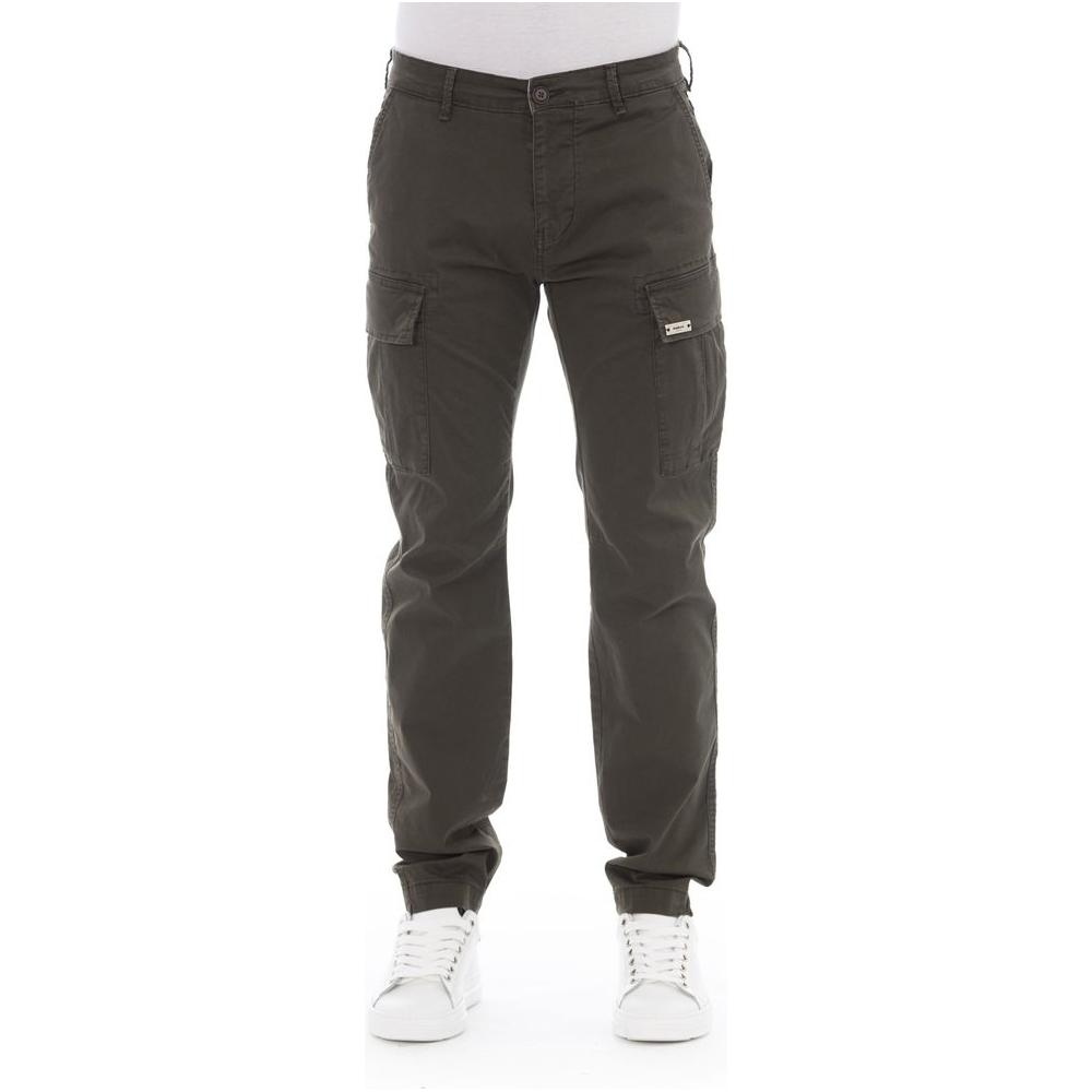 Baldinini Trend Army Cotton Men Cargo Pant Baldinini Trend