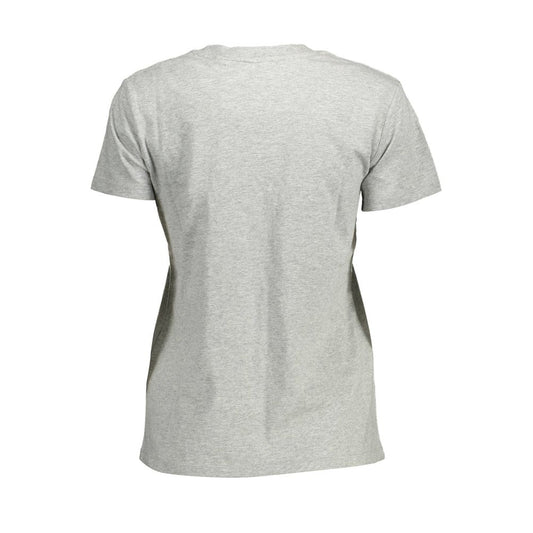 Levi's "Gray Cotton Women T-Shirt" Levi's