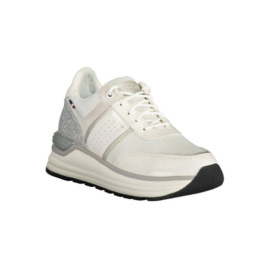 U.S. POLO ASSN. White Eco Suede Women Sneaker U.S. POLO ASSN.