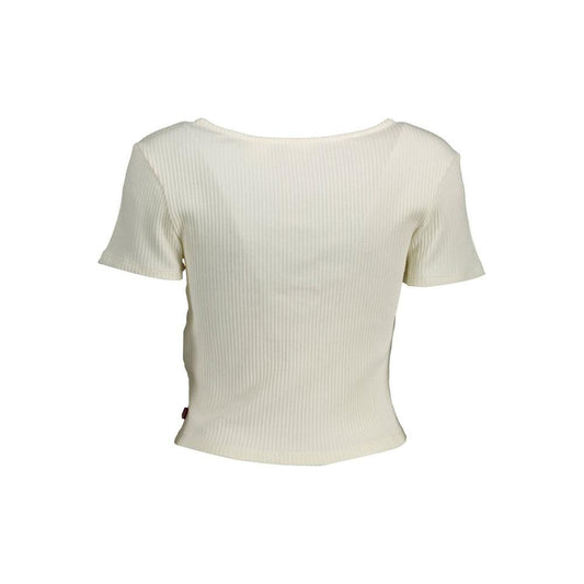 Levi's White Cotton Women Top Levi's