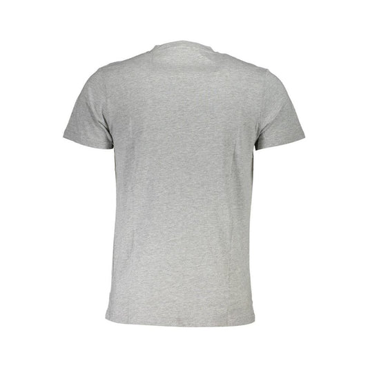 Cavalli Class Gray Cotton T-Shirt Cavalli Class