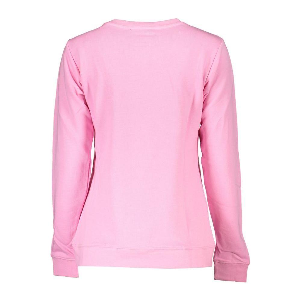 Cavalli Class Pink Cotton Sweater Cavalli Class