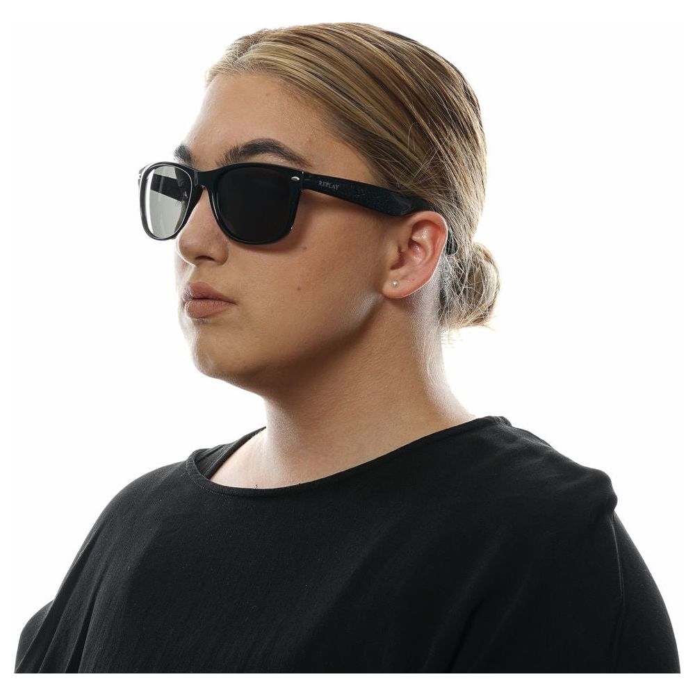 Replay Black Unisex Sunglasses Replay