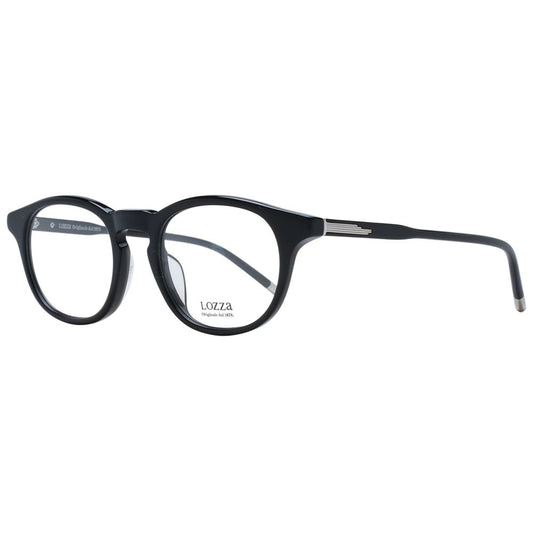 Lozza Black Acetate & Plastic Glasses (Frames) 1728,67345776800,Accessories,Black,Glasses (Frames) - Glasses and Sunglasses - Accessories,Glasses and Sunglasses - Accessories,Lozza,Men,New with tags