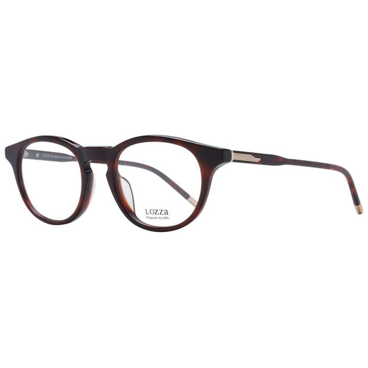 Lozza Brown Acetate & Plastic Glasses (Frames) 1728,67345776800,Accessories,Brown,Glasses (Frames) - Glasses and Sunglasses - Accessories,Glasses and Sunglasses - Accessories,Lozza,Men,New with tags