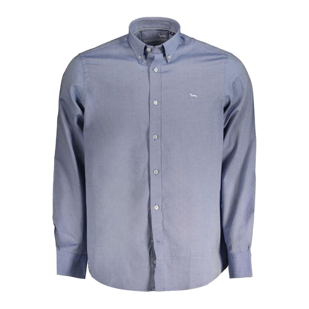 Harmont & Blaine Blue Cotton Shirt Harmont & Blaine