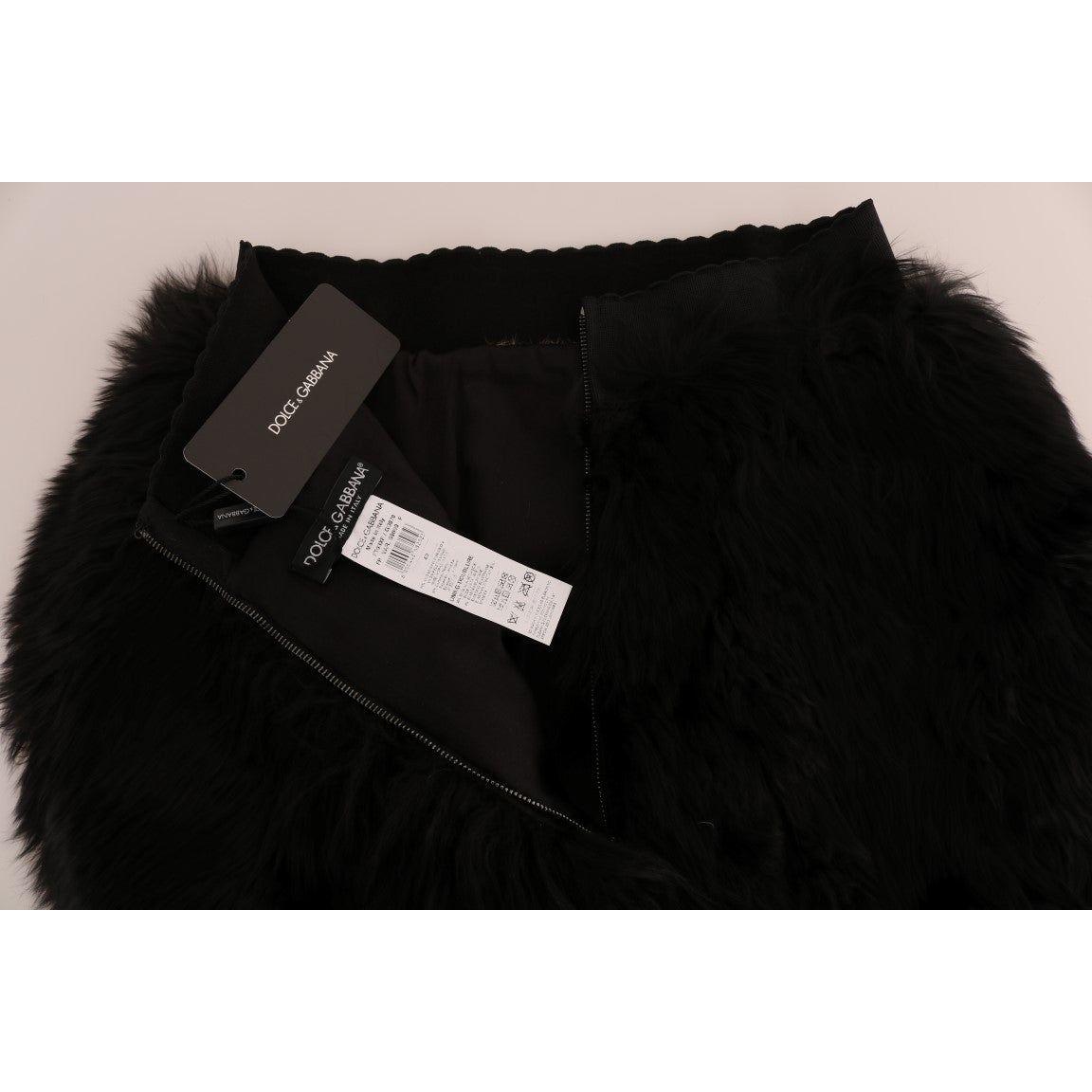 Dolce & Gabbana Black Mink Nutria Fur Mini Hot Pants 1728,50% Nutria fur,67345645728,Black,Clothing,Dolce & Gabbana,IT40|S,Material: 50% Mink fur,New with tags,Short and Mini - Shorts - Clothing,Shorts - Clothing,Shorts - Women - Clothing,Women,Women - Cl