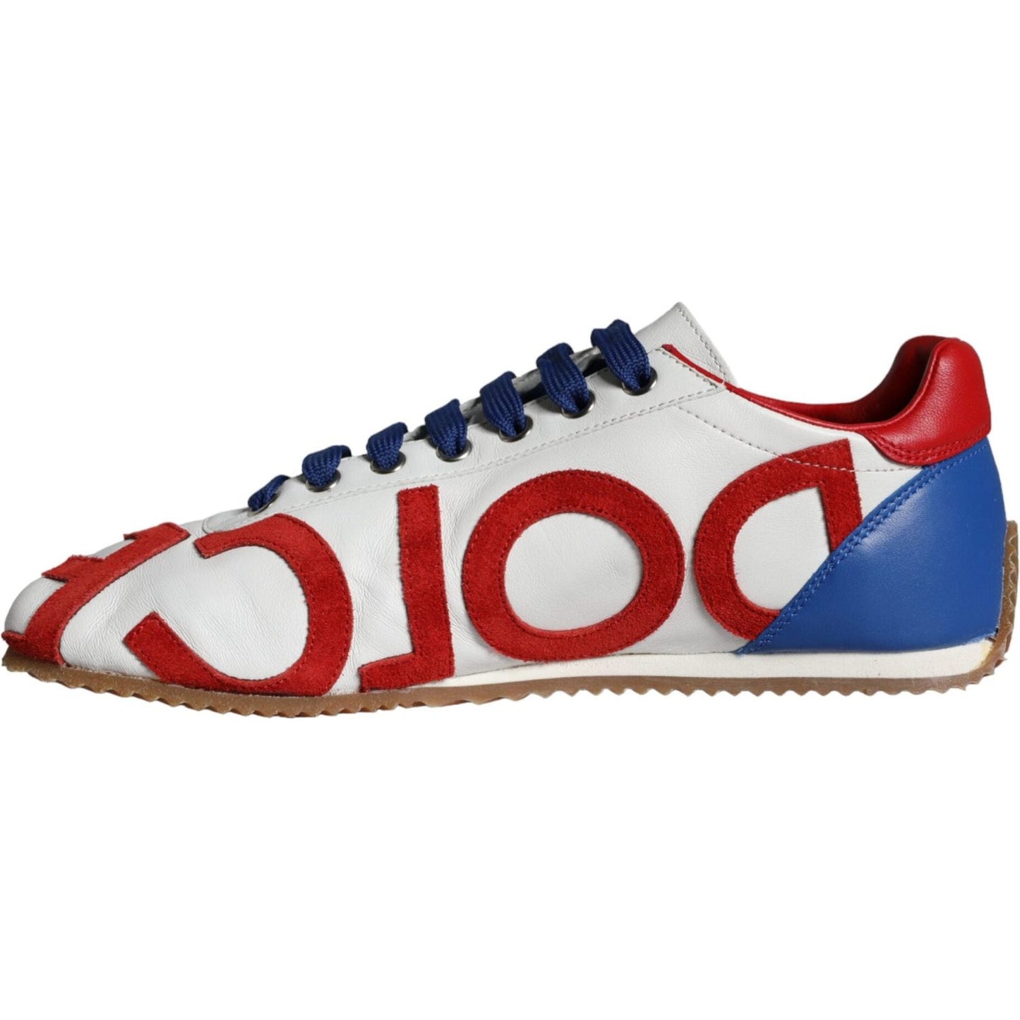 Dolce & Gabbana Multicolor Leather Logo Casual Sneakers Shoes Dolce & Gabbana