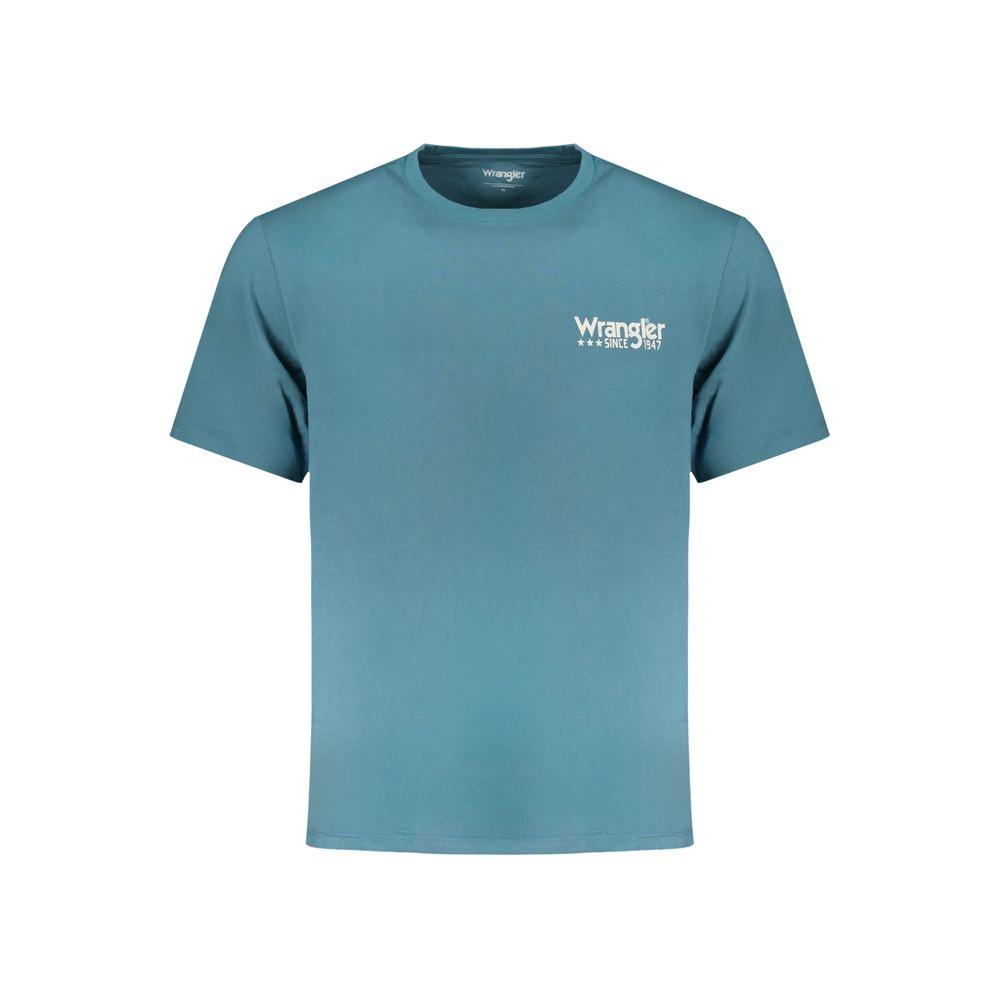 Wrangler Blue Cotton T-Shirt Wrangler