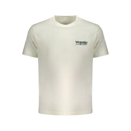 Wrangler White Cotton T-Shirt Wrangler