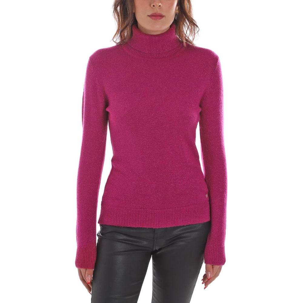 Yes Zee Fuchsia Viscose Sweater Yes Zee