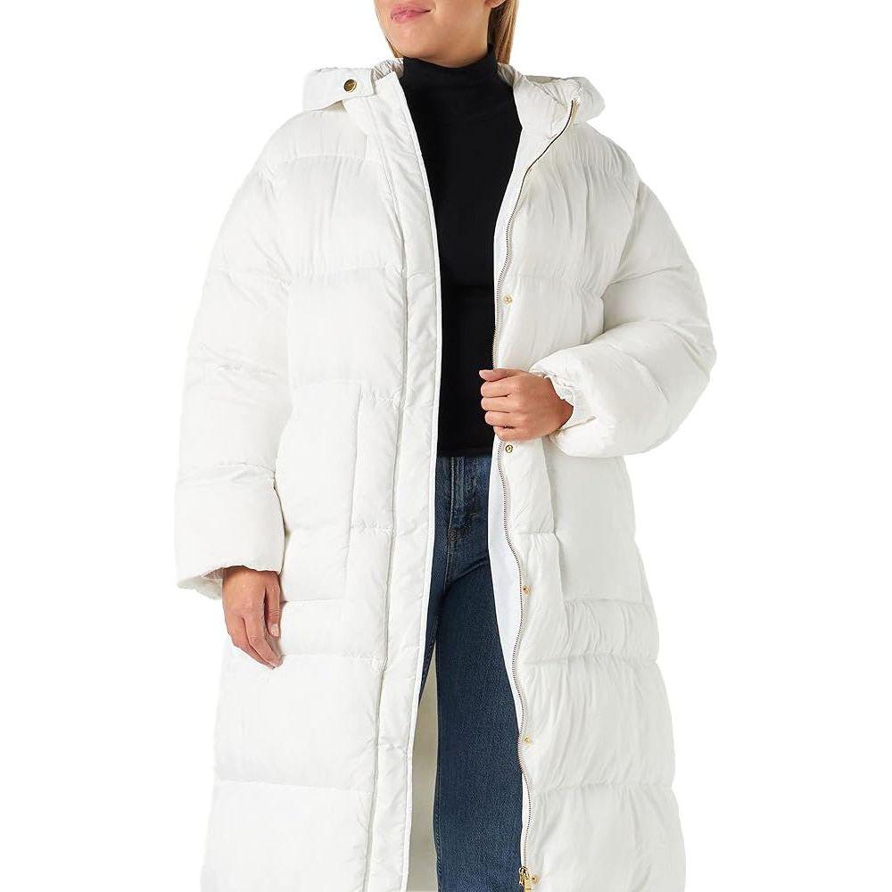 PINKO White Nylon Jackets & Coat PINKO