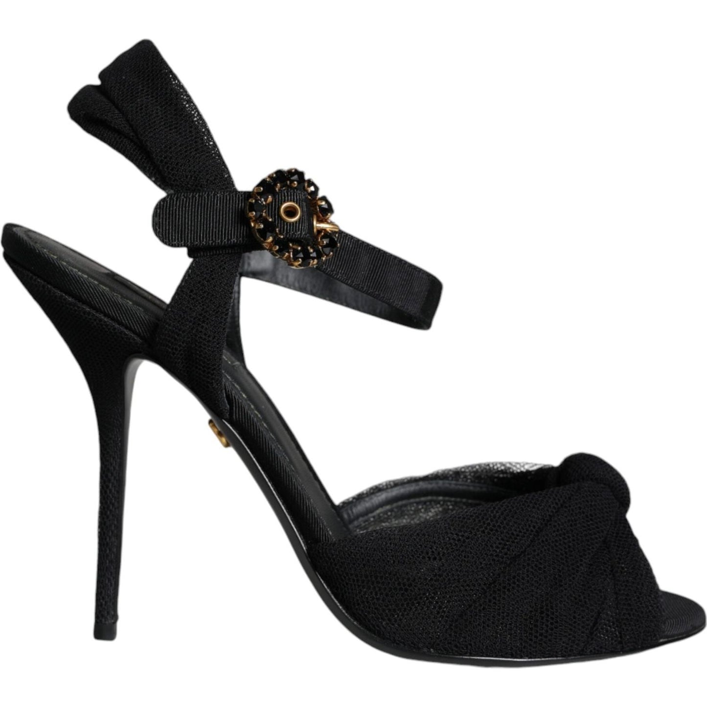 Dolce & Gabbana Black KEIRA Heels Ankle Strap Sandals Shoes Dolce & Gabbana