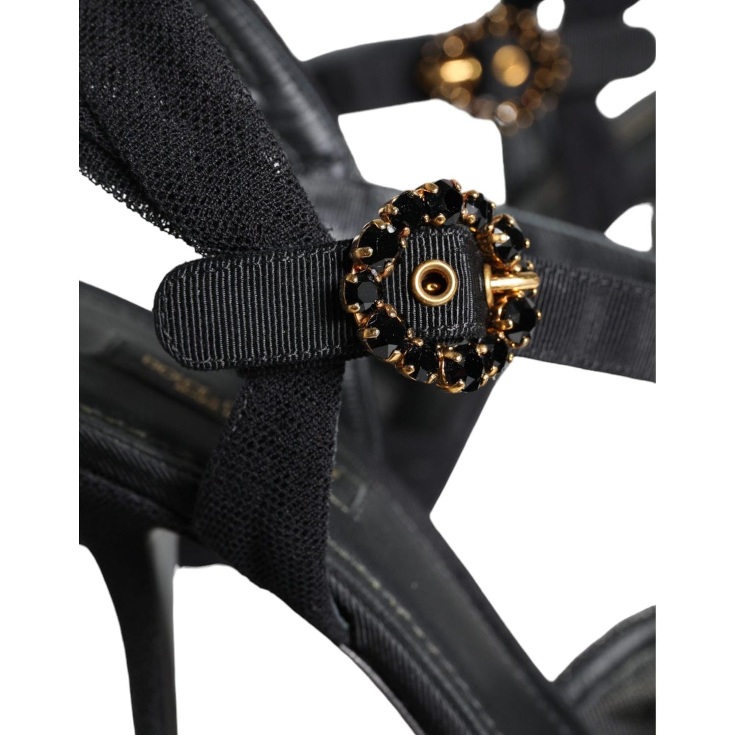 Dolce & Gabbana Black KEIRA Heels Ankle Strap Sandals Shoes Dolce & Gabbana