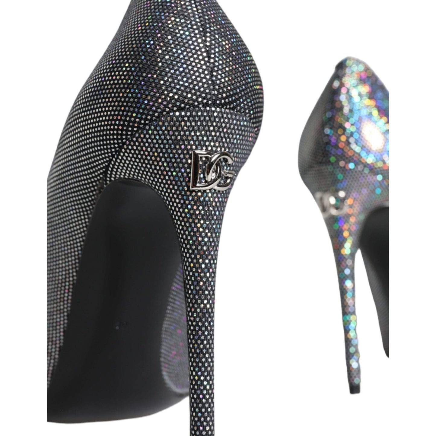 Dolce & Gabbana Multicolor Strass Leather Heels Pumps Shoes Dolce & Gabbana