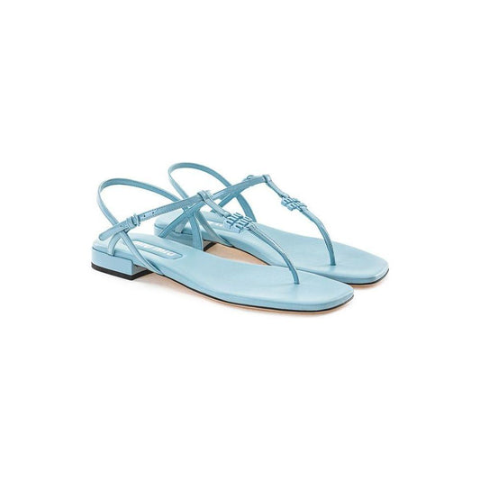 Miu Miu Light Blue Vernice Sandal Miu Miu