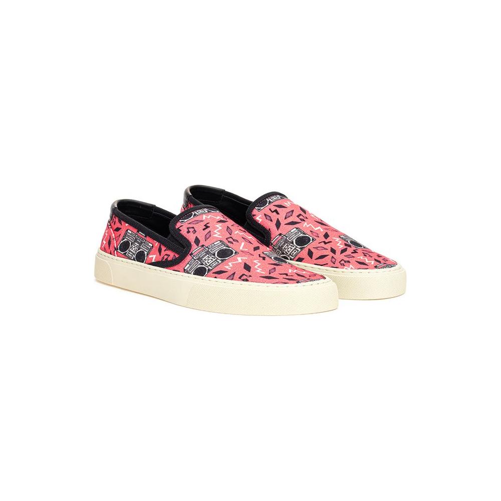 Saint Laurent Pink Cotton Sneaker Saint Laurent