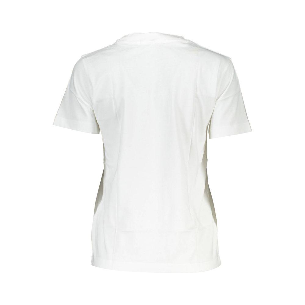 Calvin Klein White Cotton Tops & T-Shirt Calvin Klein