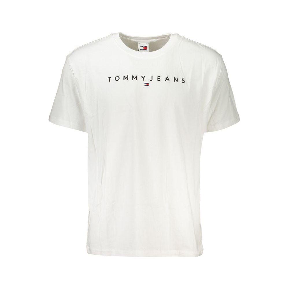 Tommy Hilfiger White Cotton T-Shirt Tommy Hilfiger