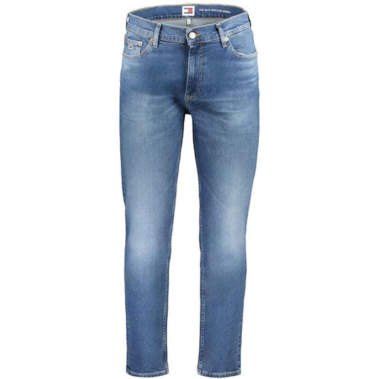 Tommy Hilfiger Blue Cotton Jeans & Pant Tommy Hilfiger