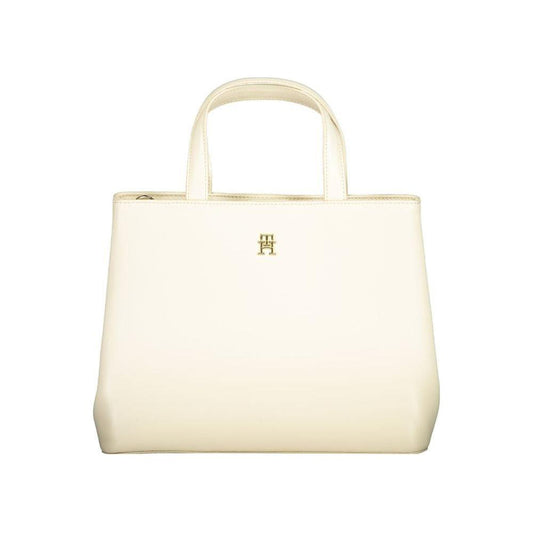 Tommy Hilfiger Beige Polyethylene Handbag Tommy Hilfiger