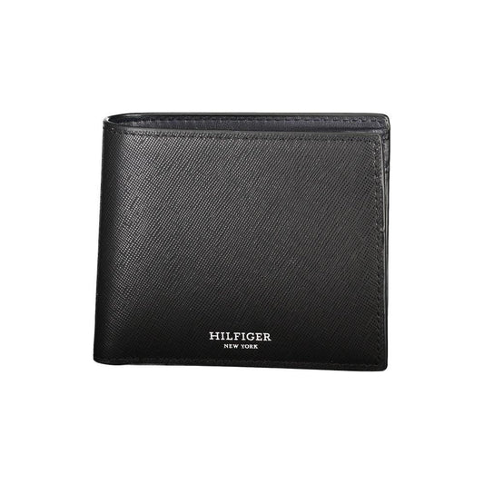 Tommy Hilfiger Black Leather Wallet Tommy Hilfiger