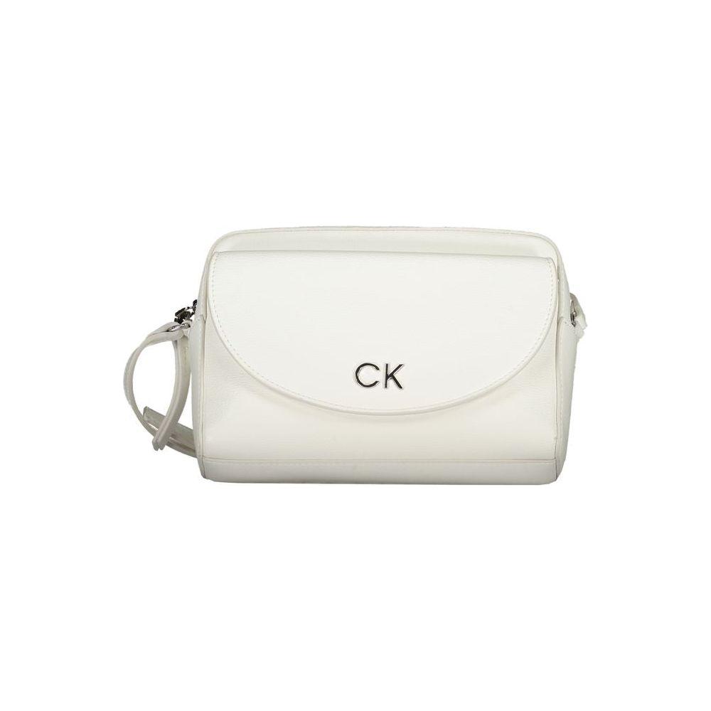 Calvin Klein White Polyethylene Handbag Calvin Klein