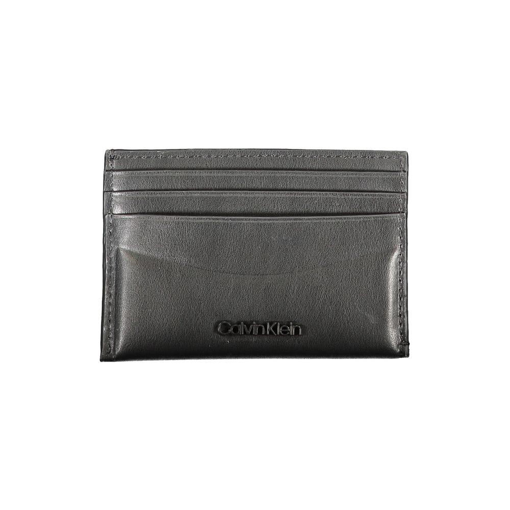 Calvin Klein Black Leather Wallet Calvin Klein