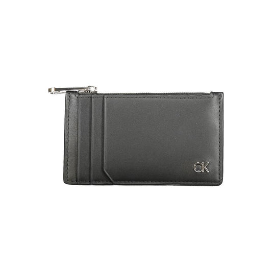 Calvin Klein Black Leather Wallet Calvin Klein