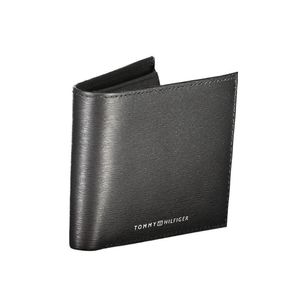 Tommy Hilfiger Black Leather Wallet Tommy Hilfiger