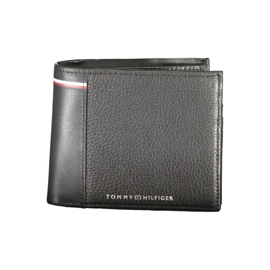 Tommy Hilfiger Black Leather Wallet Tommy Hilfiger