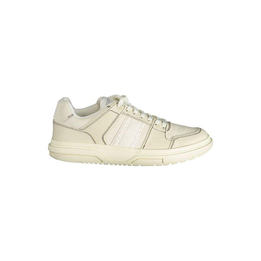 Tommy Hilfiger White Polyester Sneaker Tommy Hilfiger