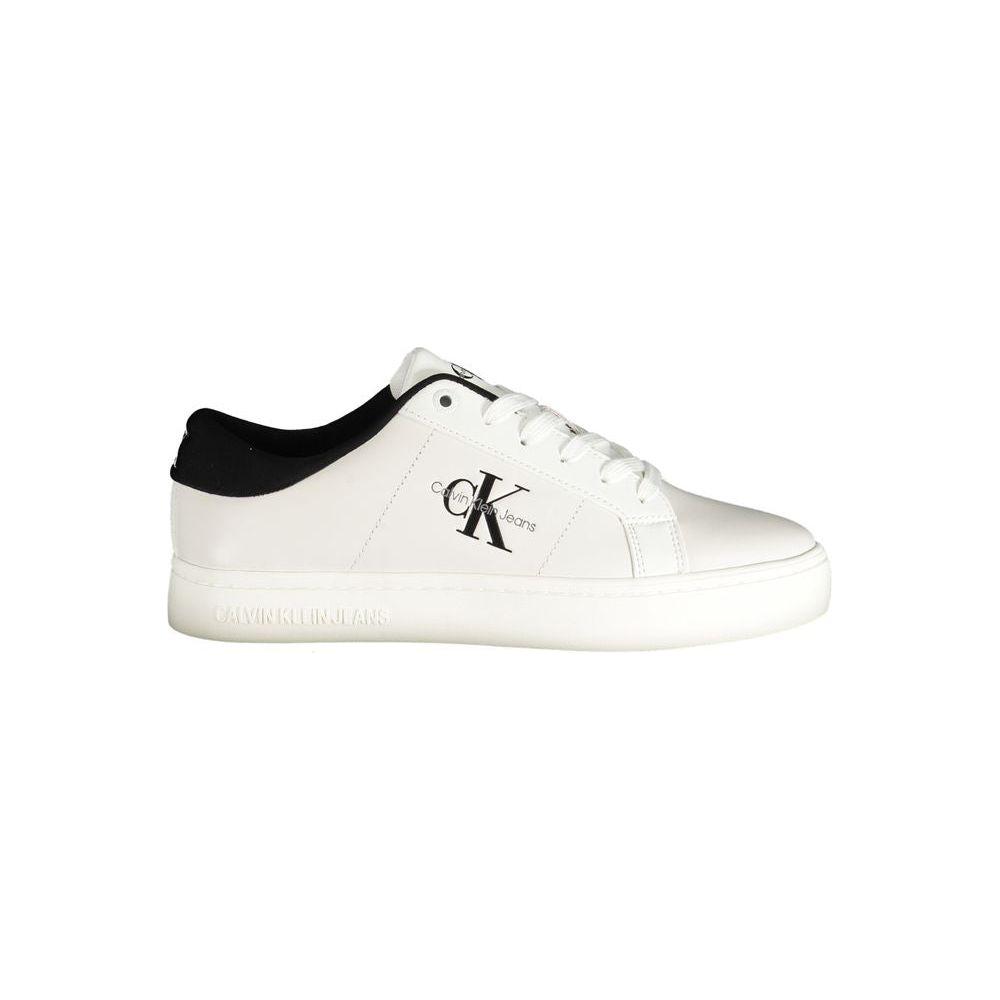 Calvin Klein White Polyester Sneaker Calvin Klein