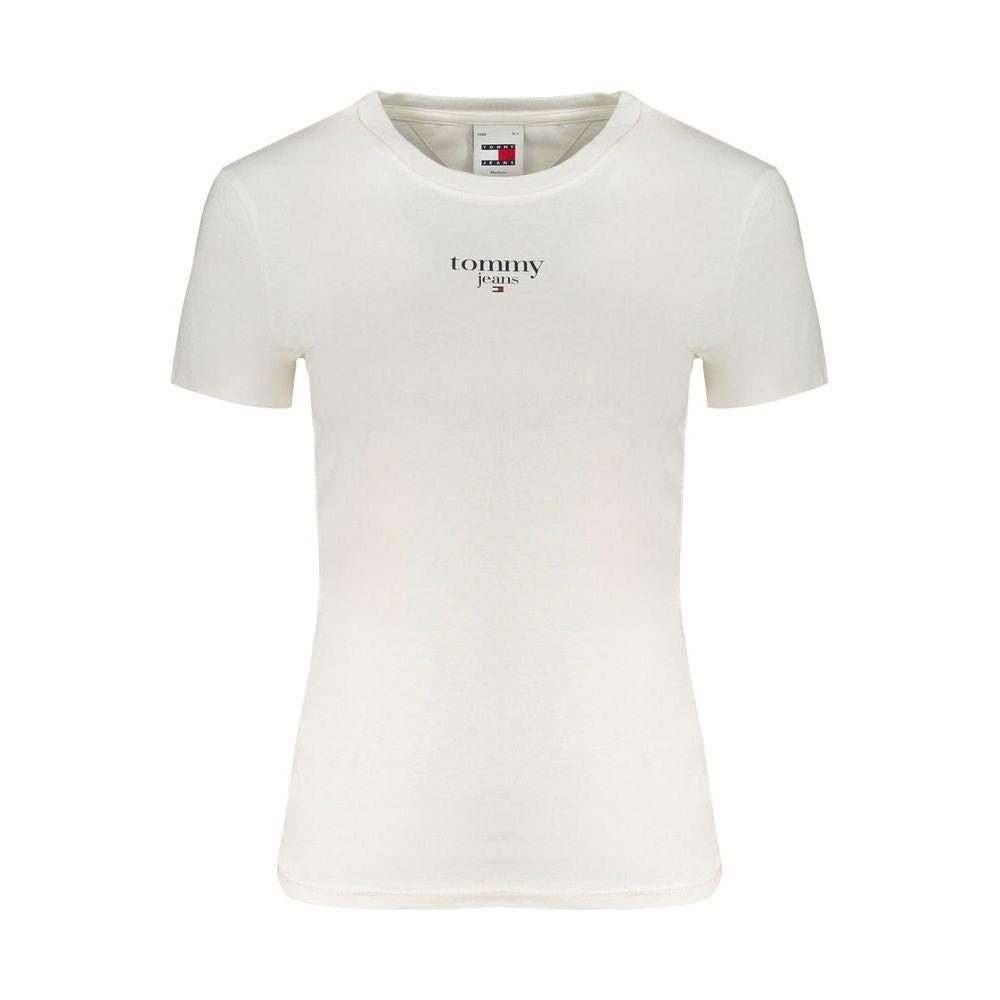 Tommy Hilfiger White Cotton Tops & T-Shirt Tommy Hilfiger