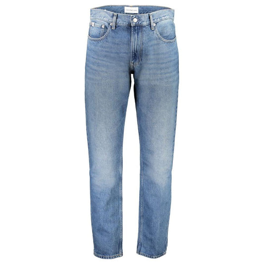 Calvin Klein Blue Cotton Jeans & Pant Calvin Klein