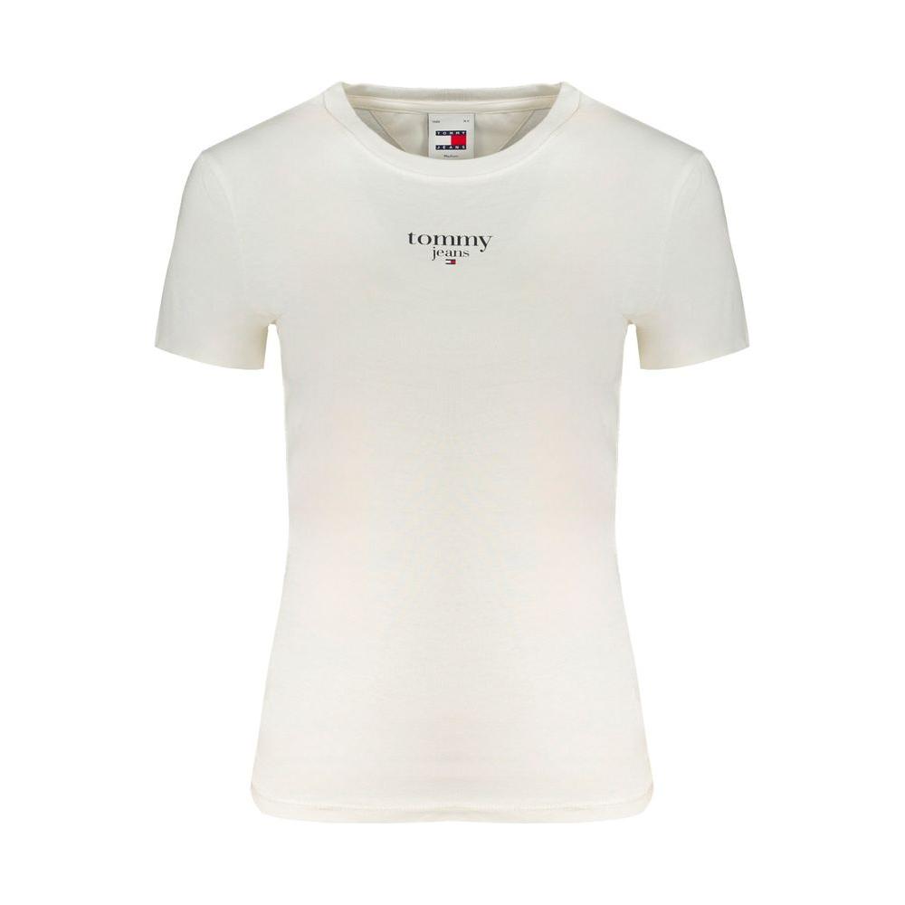 Tommy Hilfiger White Cotton Tops & T-Shirt Tommy Hilfiger