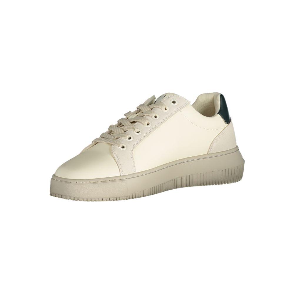 Calvin Klein White Polyester Sneaker Calvin Klein