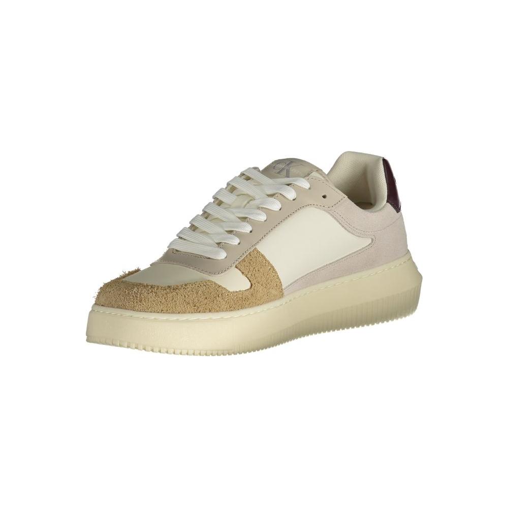 Calvin Klein Beige Polyester Sneaker Calvin Klein