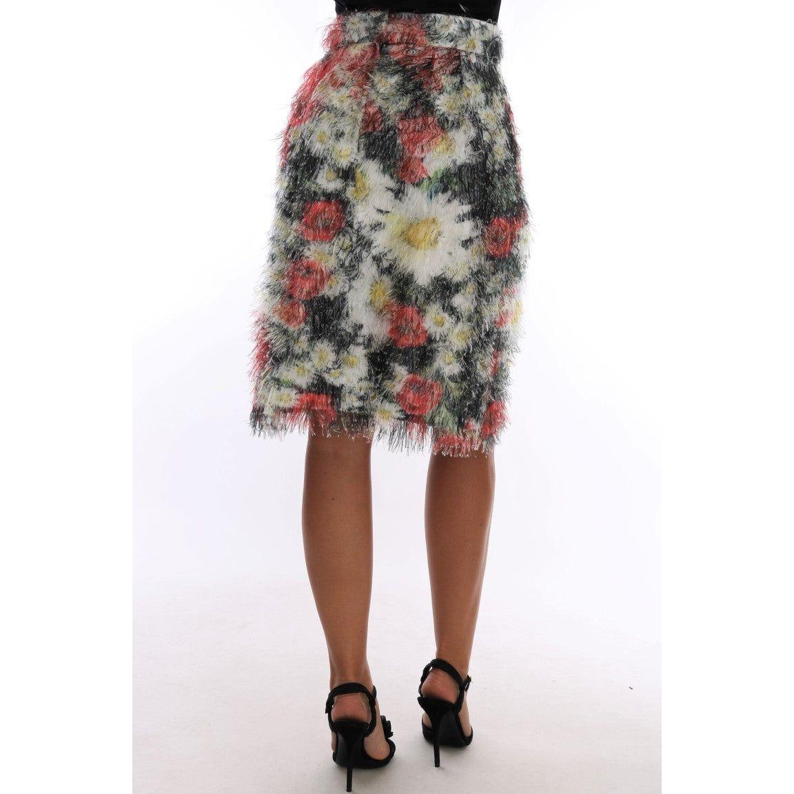 Dolce & Gabbana Floral Elegance Knee-Length Skirt Dolce & Gabbana