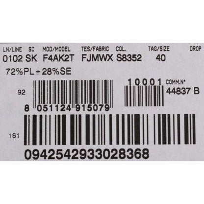 Dolce & Gabbana Multicolor Jacquard Straight Pencil Skirt