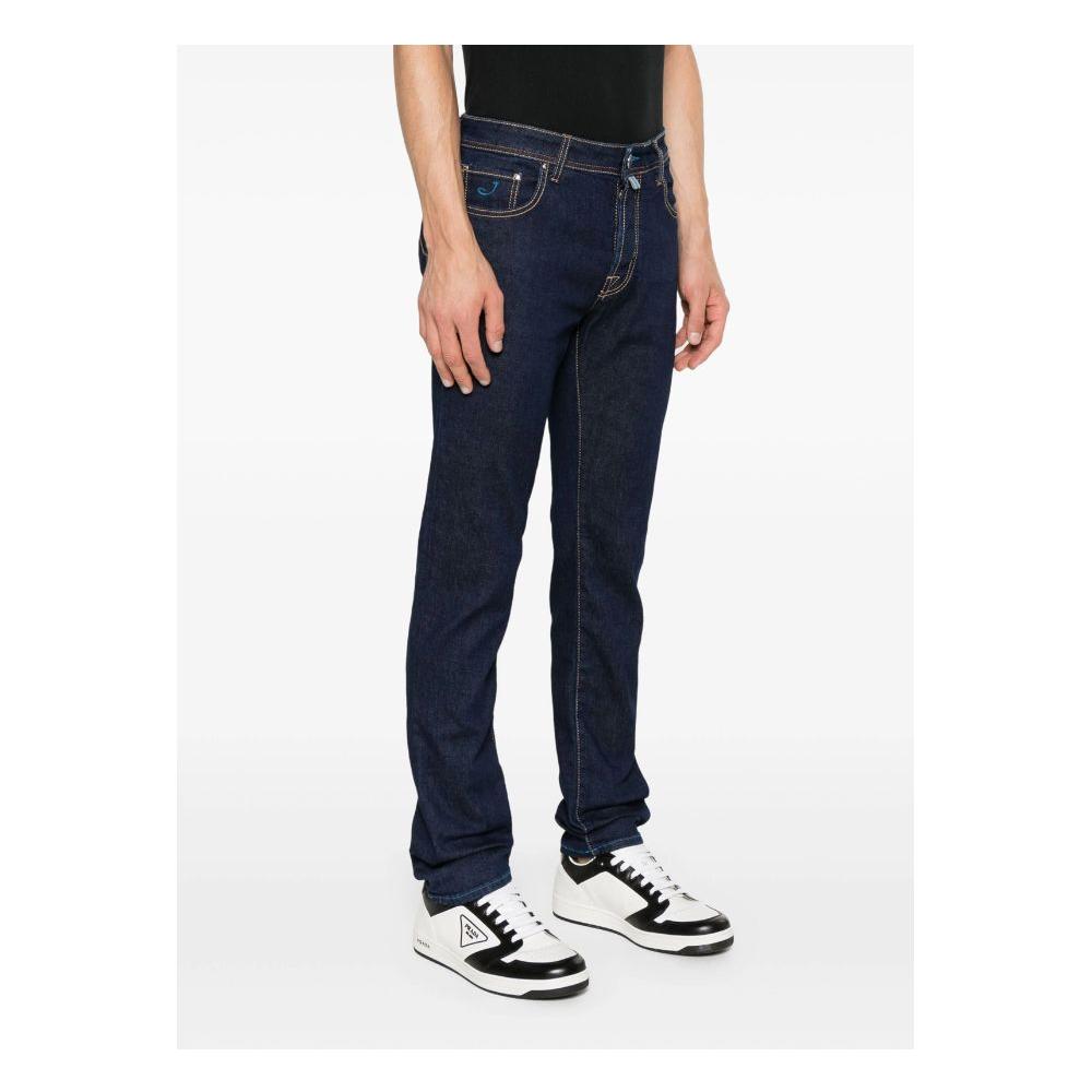 Jacob Cohen Blue Cotton Jeans & Pant Jacob Cohen