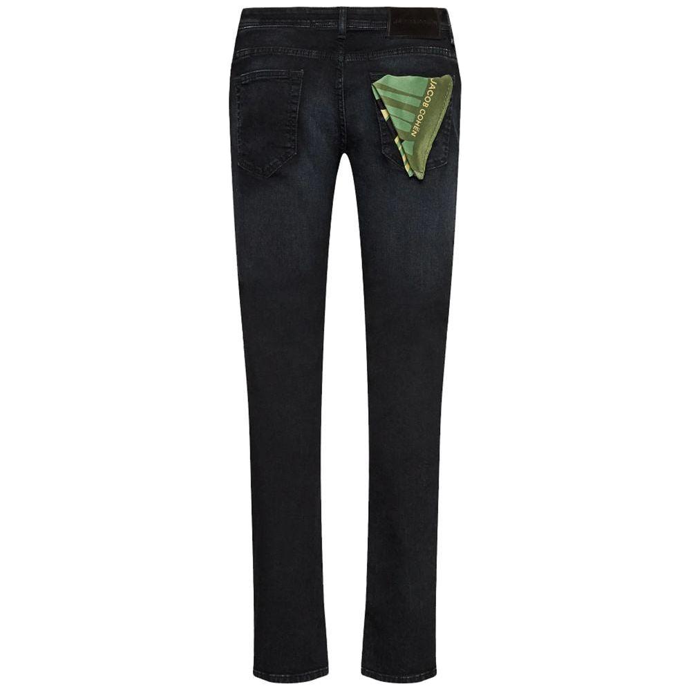 Jacob Cohen Black Cotton Jeans & Pant Jacob Cohen