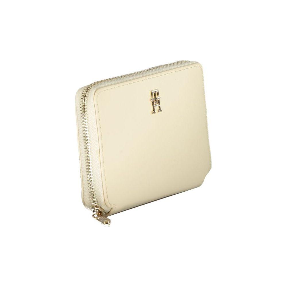 Tommy Hilfiger Beige Polyethylene Wallet Tommy Hilfiger