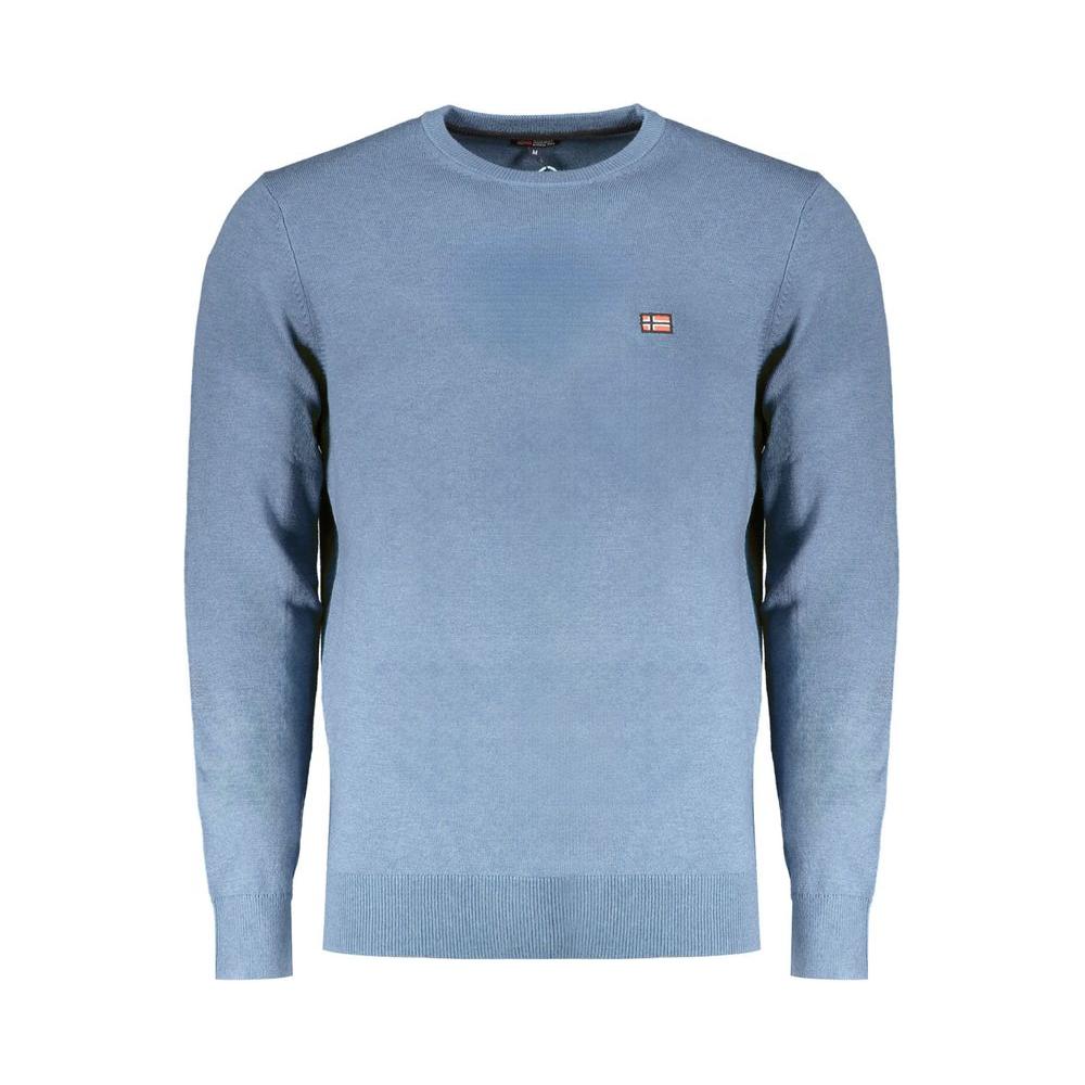 Norway 1963 Light Blue Wool Men Sweater Norway 1963