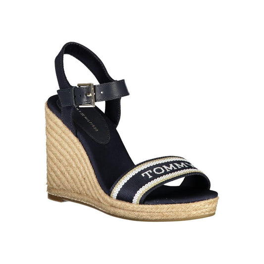 Tommy Hilfiger Blue Polyester Sandal Tommy Hilfiger